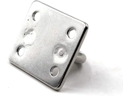 Vista 4 de Flomore M10 - Gancho de techo para placa de ojo de acero inoxidable 304, resistente para colgar (paquete de 2, tornillos incluidos)