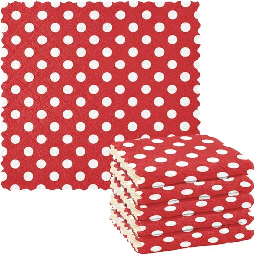 Vista 16 de CaTaKu Paños de cocina de animales del bosque de acuarela, paquete de 6 trapos reutilizables para lavar, paños de limpieza de microfibra, paños