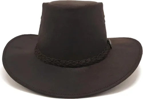 Vista 8 de KAKADU Sombrero de cuero original Iron Cove Slicker