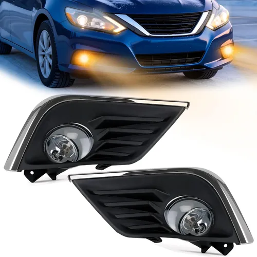 Vista 38 de Luces antiniebla de conducción compatibles con lámparas de parachoques delantero Honda CRV 2007 2008 2009 con bombillas halógenas H11 de 12 V 55 W