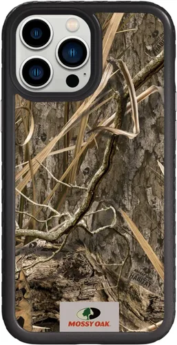 Vista 37 de cellhelmet Mossy Oak Agua Yellowfin Funda de doble capa en morado lila diseñada para iPhone 13 Pro Max a prueba de golpes y caídas, duradera