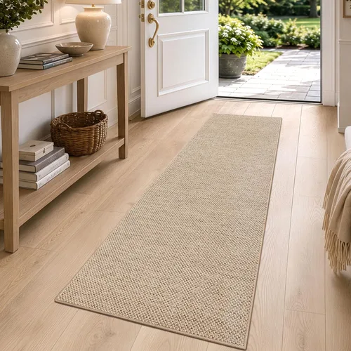 Vista 26 de DEXI Tapete delgado para puerta de entrada interior, 24 x 36 pulgadas Beige