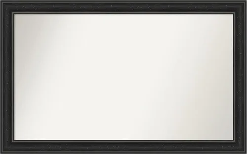 Vista 222 de Amanti Art Espejo personalizado, gran espejo de baño estrecho, espejo de pared o espejo de tocador de baño sobre el fregadero (24 x 24 pulgadas)