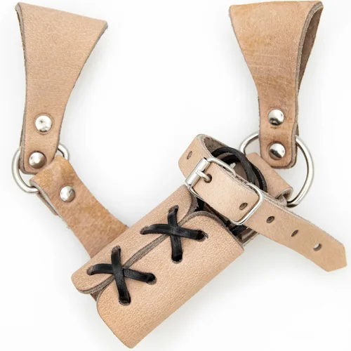 Vista 73 de Armory Replicas™ - Rana espada de cuero hecha a mano – Disfraz medieval LARP hebilla ajustable y cinturón de arma con cable soporte