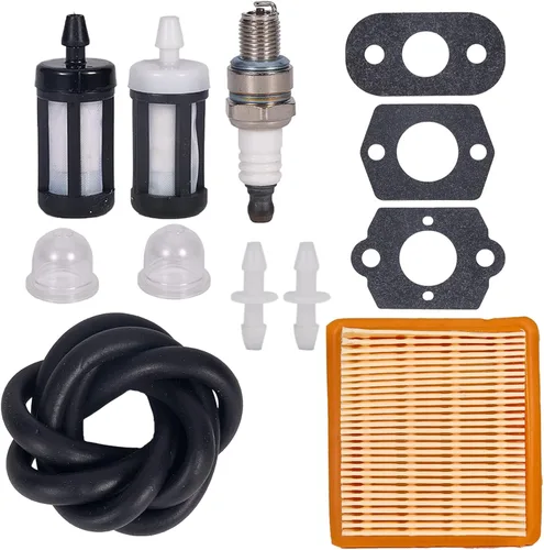 Vista 8 de Carburador FS131 para Stihl 4180-120-0617 FS131 FS131R FS 131 R HT131 HT133 KM131 KM131R FS311 4180/17 Desbrozadora recortadora - con 4180 141 03 00