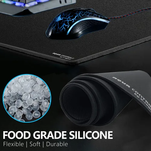 Vista 6 de X-Raypad Aqua Control 2 - Alfombrilla de mouse para juegos de ultra alta precisión con velocidad perfecta y capacidad de control, deslizamiento X e
