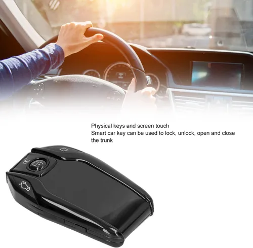 Vista 3 de Llave inteligente de pantalla LCD, universal Tk800 y llave inteligente LCD entrada remota sin llave para todos los botones de arranque y parada