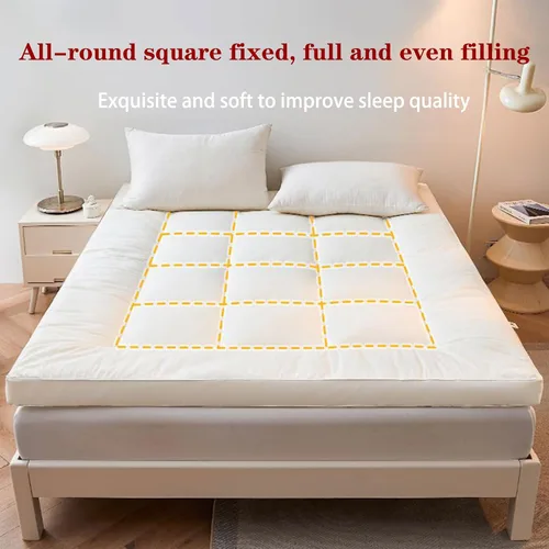Vista 5 de Japanese Futon Mattress - Universal Breathable Thicken Sleeping Mat for Floor, Foldable Guest Bed, Dorm Room, Camping,Grey3cm-90 * 190cm/35.4 *