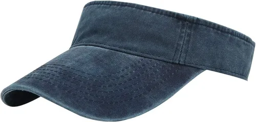 Vista 15 de Gorras Deportivas con Visera Solar de Algodón con Parte Superior Abierta para Hombres y Mujeres Verde militar