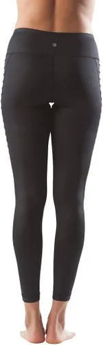Vista 3 de 90 grados por Reflex - Leggings de yoga de alta moda con paneles de malla elegantes