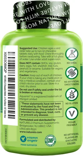 Vista 8 de NATURELO Vitaminas multivitamínicas para niños, mezcla de frutas orgánicas