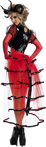 Vista 2 de Party King Disfraz de demonio Hellhound para mujer de Party King