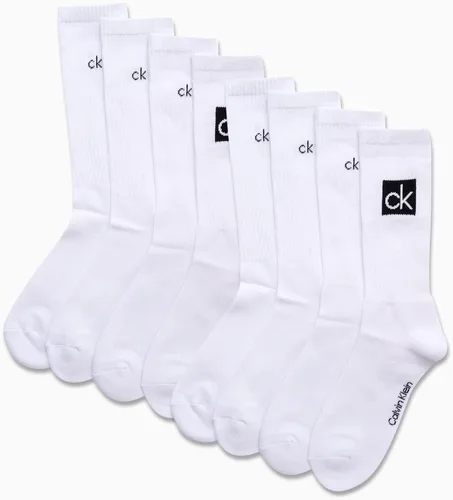 Vista 2 de Calvin Klein Calcetines deportivos para hombre, calcetines ligeros de mezcla de algodón (paquete de 8)