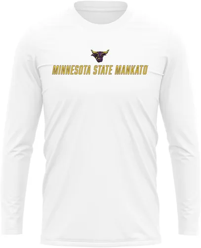 Vista 32 de Official NCAA Collegiate Men's Sport Active Long Sleeve Shirt Italic Name Collection Universidad Estatal de Arizona/W/Nombre Italico/Ls
