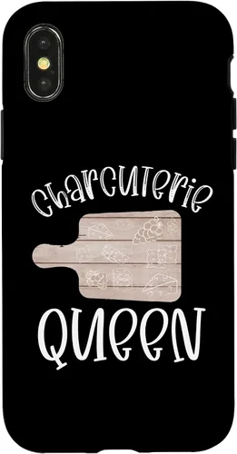 Vista 4 de Funda para iPhone 15 Charcutería Queen para mujer Charcutería Board Hostess Case
