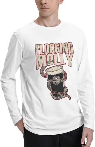 Vista 3 de Camiseta de algodón de manga larga para hombre, sudadera popular de manga larga para viajes al aire libre