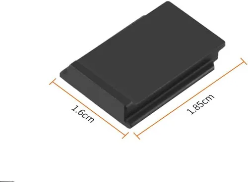 Vista 7 de Tapa De Interfaz De Datos Para DJI OSMO Pocket Gimbal, Cámara ABS Puerto Cubierta De Puerta Lateral Protección Impermeable - Negro