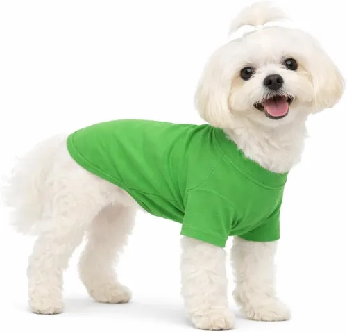 Vista 151 de Lovelonglong 2019 - Ropa para mascotas, Disfraces para Perro, Ropa Camisetas en blanco para Perros Grande Medianos Pequeños 100% Algodón 18