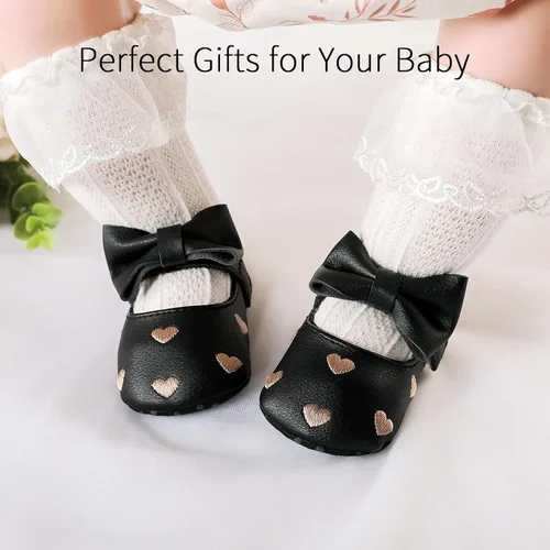 Vista 2 de PATPAT Zapatos de bebé para niña y niño material respetuoso con la piel Zapatos de bebé niña Botines para bebés Zapatos para caminar Zapatos de bebé