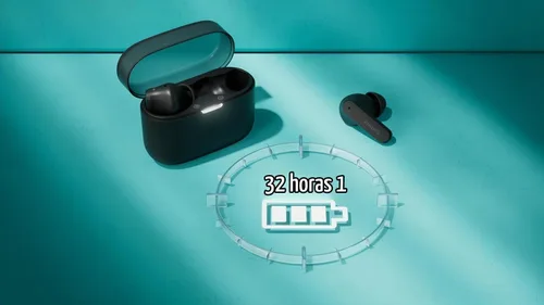 Vista 9 de Auriculares inalámbricos Philips T2000, auriculares Bluetooth 5.4 con 4 micrófonos para llamadas claras, aumento de graves dinámico, 32 horas