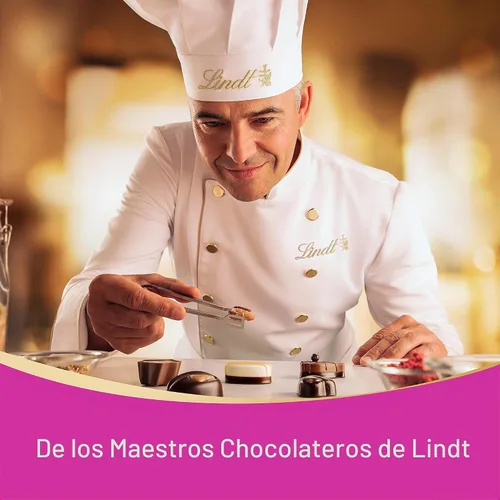 Vista 4 de Lindt Mini Pralines, Chocolates pralinés surtidos con relleno premium, ideales para regalar, Caja de 6.2 onzas (Paquete de 2)