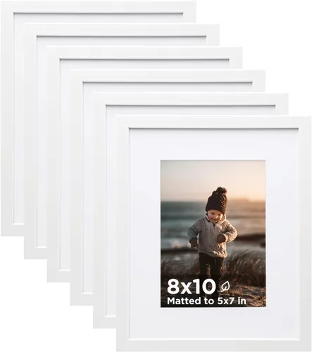 Vista 16 de KINLINK Juego de 6 portarretratos de 4 x 6 pulgadas, color negro, marcos de fotos de madera con plexiglás para 4 x 6 pulgadas sin paspartú para mesa