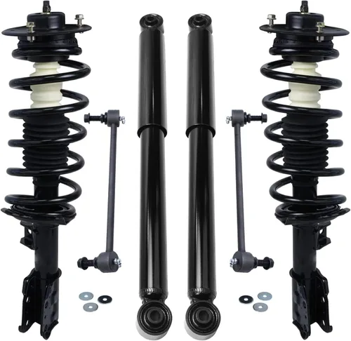 Vista 19 de Detroit Axle - Kit de puntales delanteros de 6 piezas para Ford Escape 2014-2019, 2 puntales y muelles helicoidales, 2 enlaces de barra
