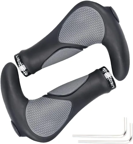Vista 19 de Puños ergonómicos de manubrio de bicicleta, de Topcabin, con amplia superficie de agarre