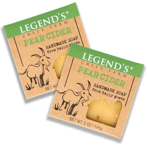 Vista 16 de Legend's Creek Farm Goat Milk Soap - Jabón hidratante limpiador para manos y cuerpo, jabón natural de 5 onzas para piel sensible, hecho a mano
