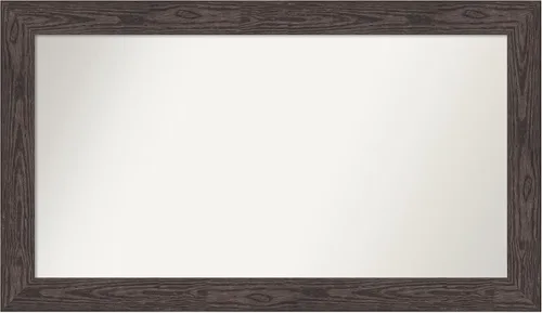 Vista 32 de Amanti Art Espejo personalizado, espejo de baño negro puente, espejo de pared o espejo de tocador de baño sobre el fregadero (26 x 26 pulgadas)