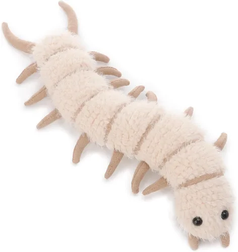 Vista 9 de Albaricoque Cordero Juguetes Insecto Felpa Ciempiés Diablo Suave Peluche 14" Negro