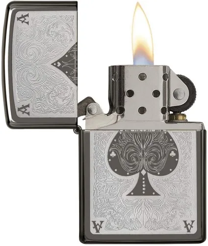 Vista 3 de Zippo Encendedores Ace Negro