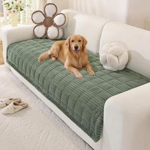 Vista 27 de OstepDecor Funda de sofá para perros, funda de sofá lavable antideslizante para mascotas, funda de sofá suave para sofá, sofá biplaza y seccional