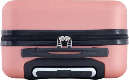 Vista 6 de Travelers Club Harper Luggage, oro rosa, equipaje de mano de 20 pulgadas