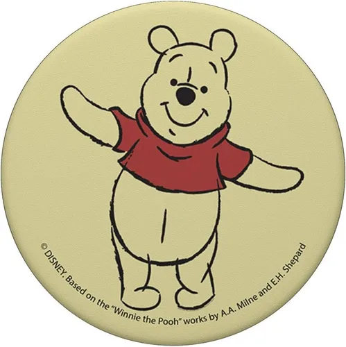 Vista 3 de Disney Winnie The Pooh Vintage Sketch Retrato PopSockets intercambiables PopGrip