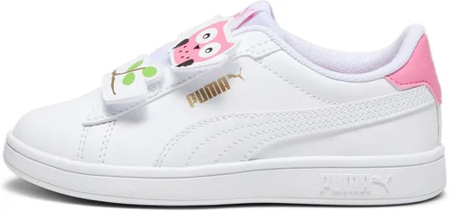 Vista 7 de PUMA Tenis unisex Smash 3.0 de cuero con velcro para niños