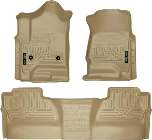 Vista 12 de Husky Liners Forros para el asiento delantero y segundo asiento se adapta a Silverado 14-18 Negro