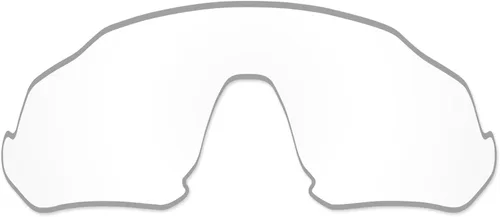 Vista 8 de Lenses Replacement for Oakley Flight Jacket OO9401 Sunglass - Confirm Fit Scratch Resistant Abrigo de espejo negro polarizado