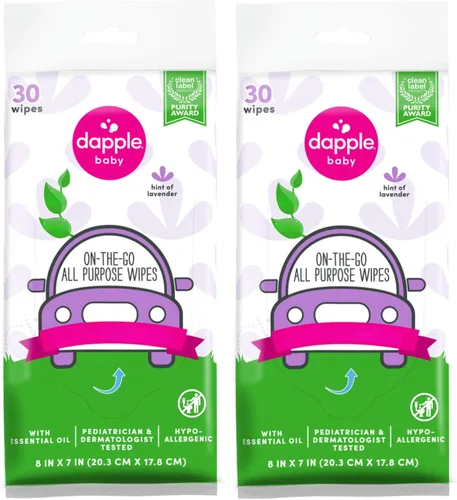 Vista 10 de Dapple Spray de limpieza multiusos para bebés y toallitas multiusos (paquete de 2) botella de 16.9 onzas líquidas, 30 toallitas de limpieza