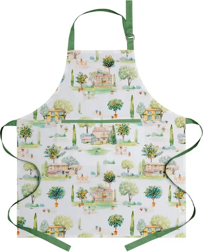 Vista 616 de Maison d' Hermine Delantales para mujer con bolsillo, 100% algodón (27.50 x 31.50 pulgadas)