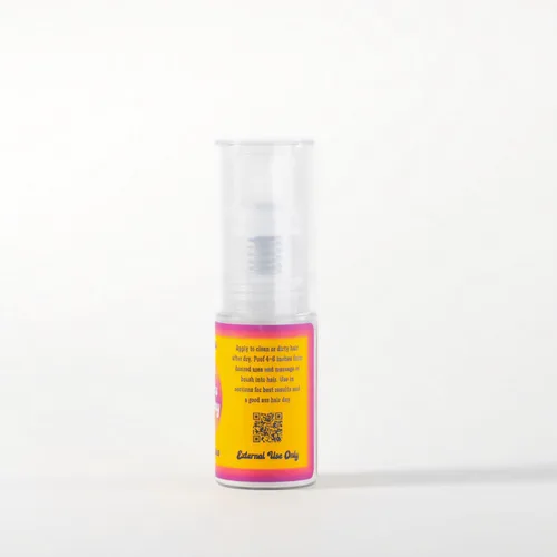 Vista 2 de Champú Seco en Polvo Good A- Hair Day – Sin Aerosol, Sin Talco, Todo Natural, Aroma a Vainilla – Absorbe Aceite, Refresca el Cabello Entre Lavados