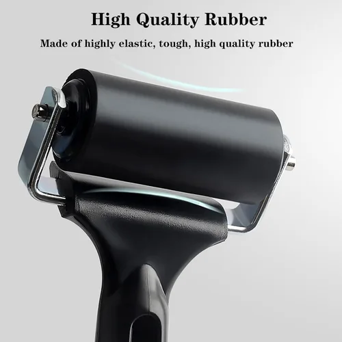 Vista 6 de HRJZF Rodillos de goma suave para manualidades, rodillos de sujeción para grabado, brocha, aplicador de tinta, herramienta de pintura al óleo