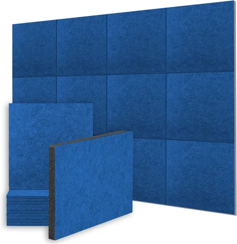 Vista 20 de AP1259 - Kit de 12 paneles de espuma autoadhesivos acústicos de alta calidad para estudio de grabación, cine en casa y oficina, tablero de espuma