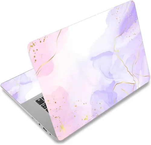 Vista 32 de Adhesivo para laptop de 12.1-15.6 pulgadas, calcomanía reutilizable universal de vinilo para laptop, protector de arte impermeable en color panal