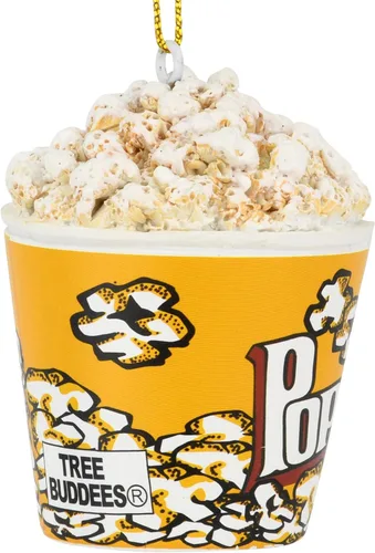 Vista 6 de Tree Buddees Decoración navideña de palomitas de maíz para cine