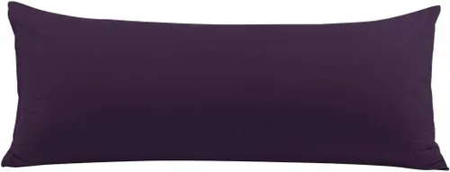 Vista 14 de PiccoCasa Funda de almohada de microfibra con cremallera de 110 GSM, 20 x 48 pulgadas, color negro