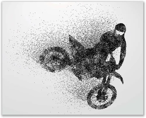 Vista 9 de Summit Designs Motocross - Regalos de motocross, decoración para pared de dormitorio, carteles para pared, decoración de motocross, arte, arte