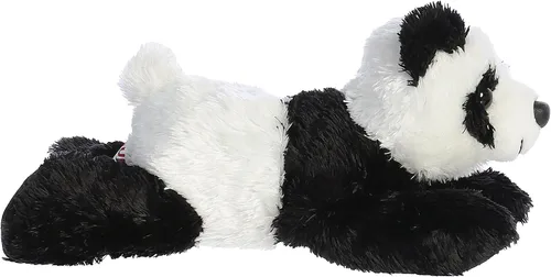 Vista 3 de Aurora® Adorable Mini Flopsie™ Mei Mei™ Animal de peluche, facilidad juguetona, compañeros atemporales, color blanco, 8 pulgadas
