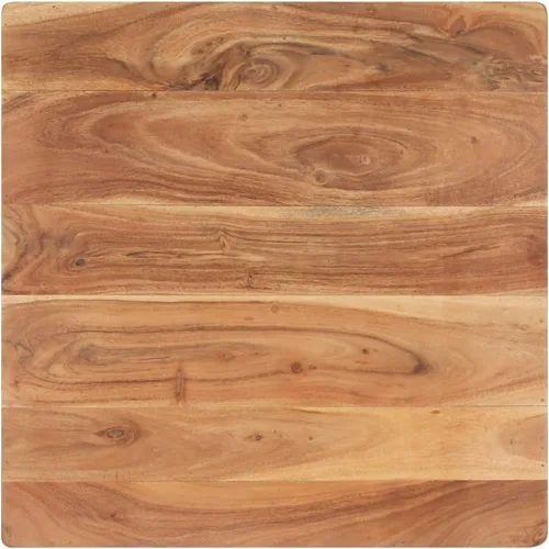 Vista 5 de Mesa auxiliar de madera en forma de V, mesa auxiliar auxiliar para sala de estar, 26 x 26 x 11.8 pulgadas, madera de acacia maciza