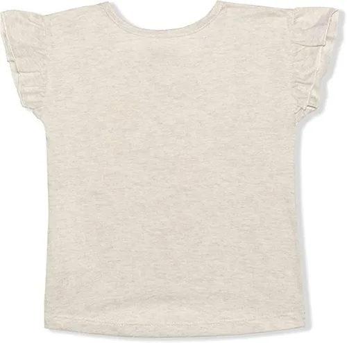 Vista 5 de STAR WARS Baby Yoda - Conjunto de camiseta y pantalón corto para bebé y niño pequeño, color rosabeige, Beige claro